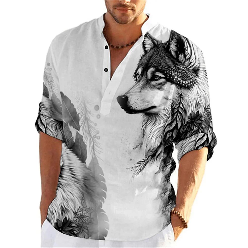 Men's Loose Short Sleeved Shirt