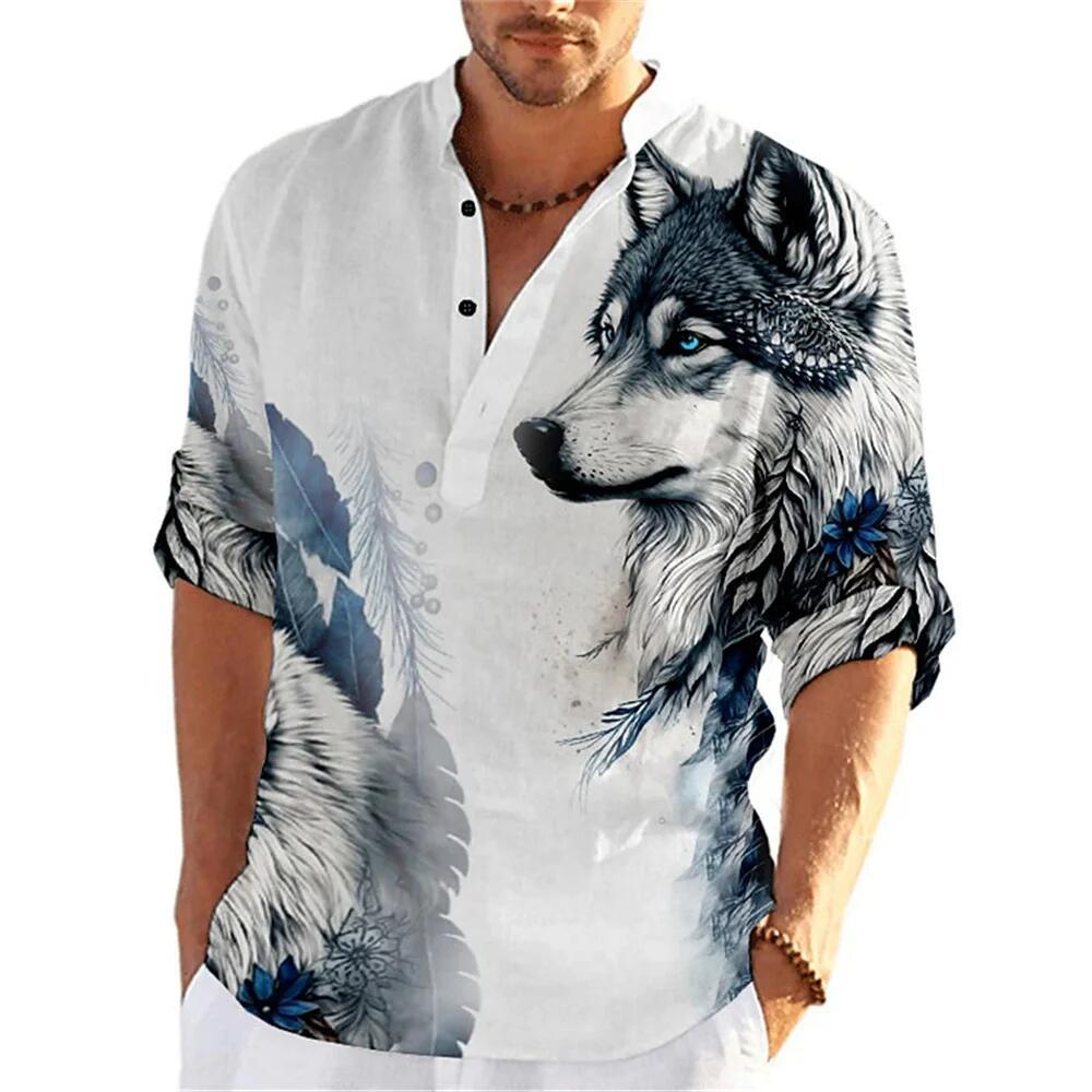 Men's Loose Short Sleeved Shirt