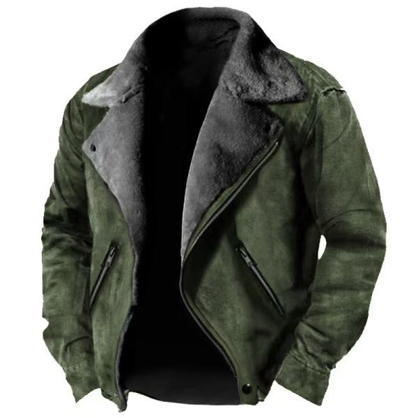 Casual Polo Collar Zipper