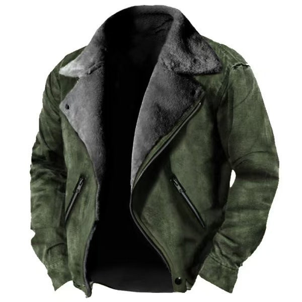 Casual Polo Collar Zipper